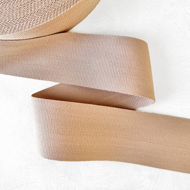 Solid Color Cotton Webbing 2-3/8