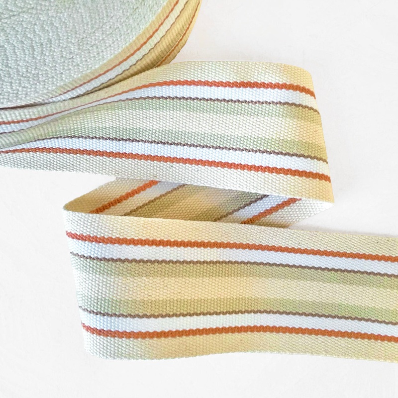 Striped Webbing 2-1/2-Neutral