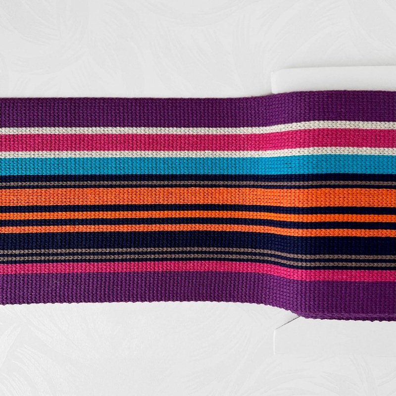 Wide Woven Braid 6-Multicolor