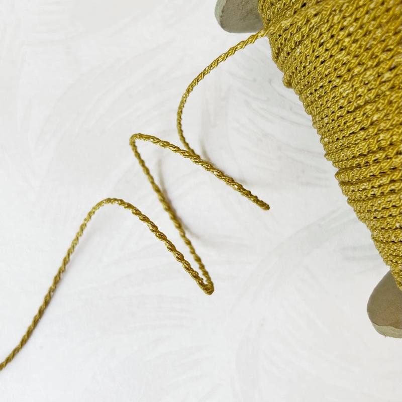 Antique Gold Twisted Cord-Antique Gold