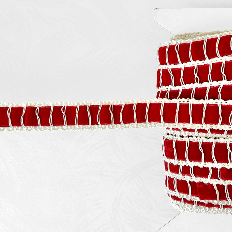 Ladder Braid With Velour Inset