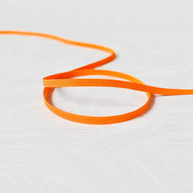 Neon Orange Middy Braid-Fire Orange-By the Yard & 25 Yard Board