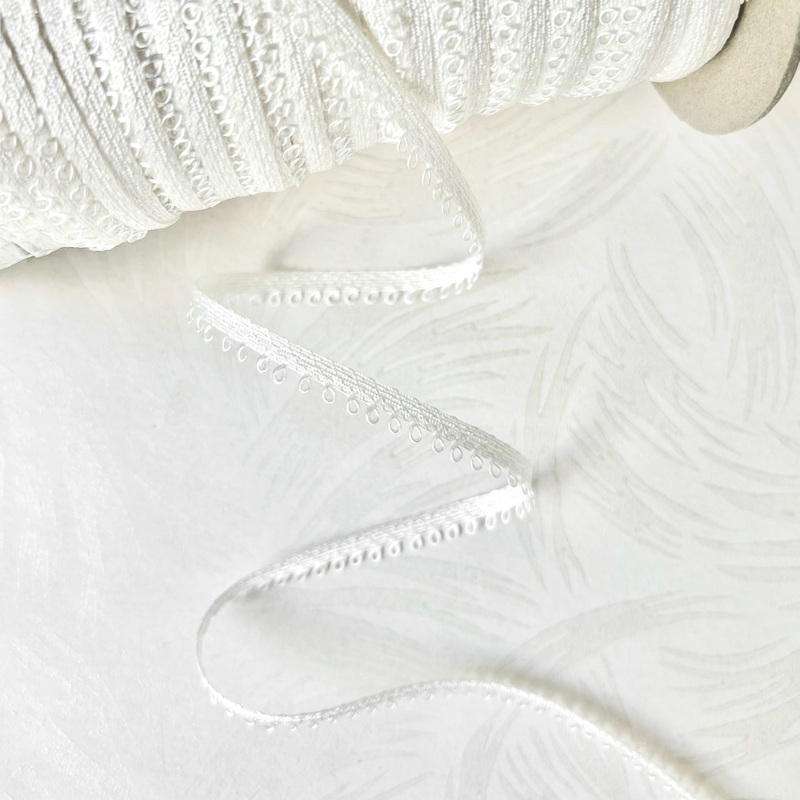 Picot Edge Loop Braid-White-By the Yard & 144 Yard Roll & 288 Yard Roll