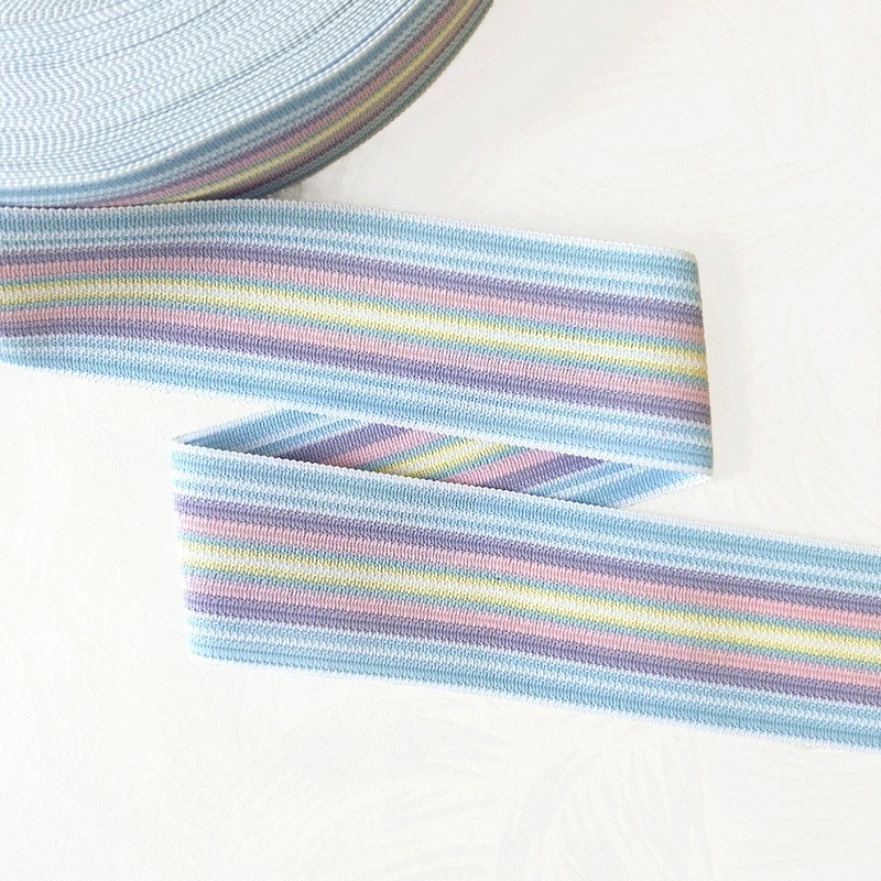 Striped Woven Braid-Pastel