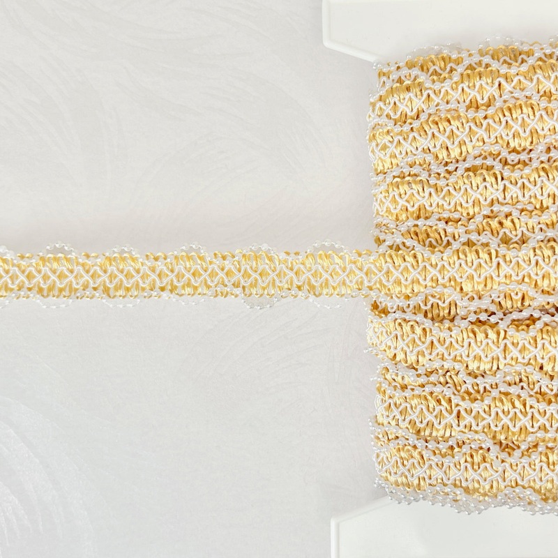 Beaded Pearl Braid-Canary