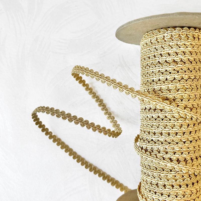 Fancy Little Gimp Braid-Reef Gold