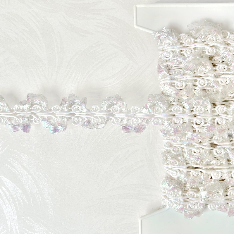 Iridescent Scroll Gimp & Fan Braid