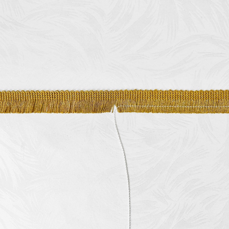 Metallic Chainette Fringe 1-1/8