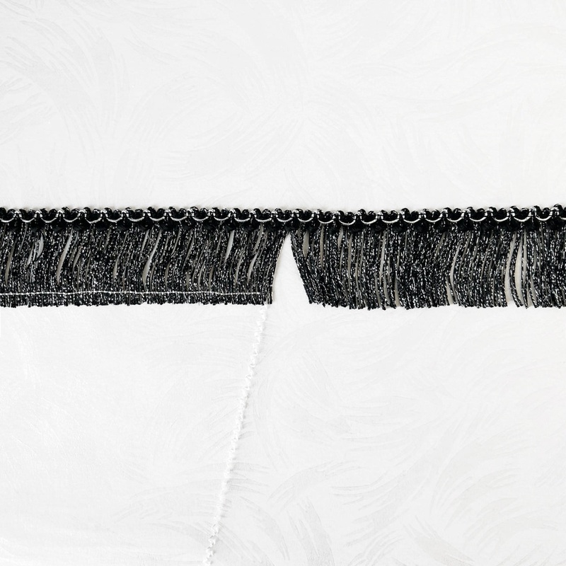 Metallic Chainette Loop Fringe 2