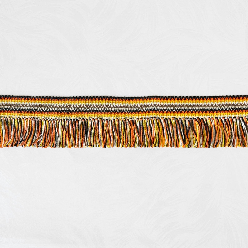 Mod Braid Brush Fringe 2-1/2-Multicolor
