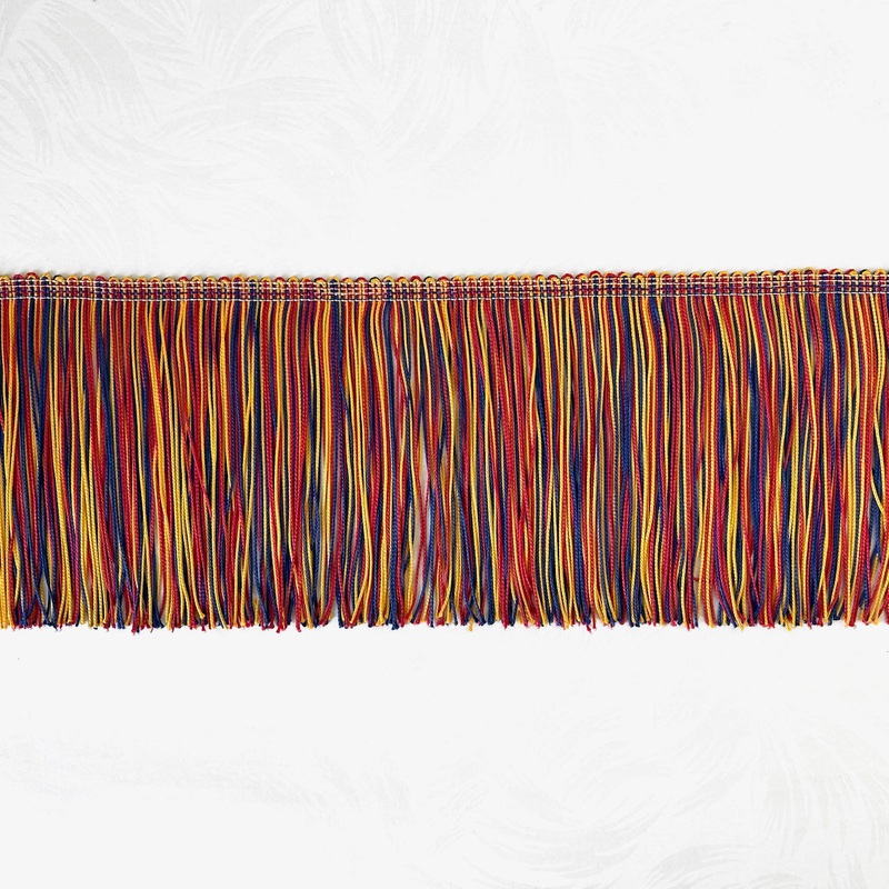 Multicolor Chainette Fringe 6-Multicolor