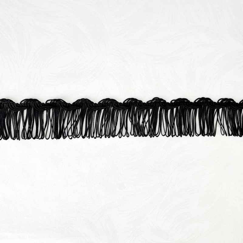 Scrolling Braid Chainette Loop Fringe 2