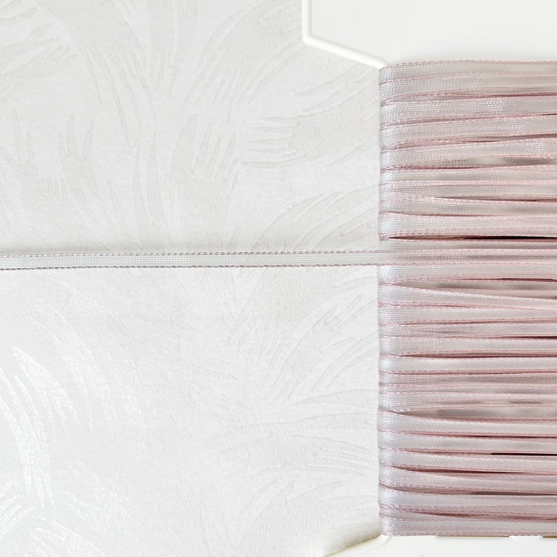 Sheer Narrow Stiff Ribbon-Lavender & Clear-By the Yard & 36 Yard Board