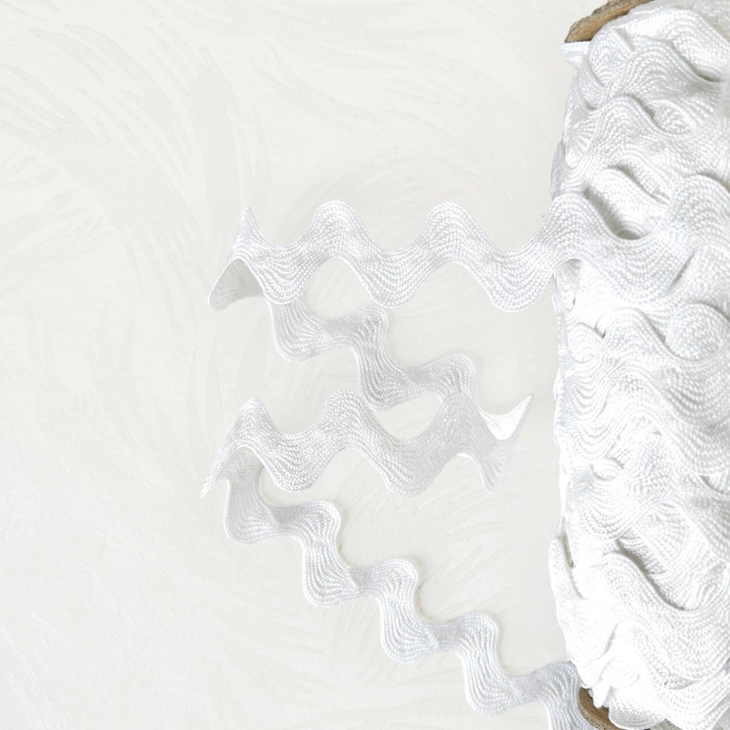 Vintage Cotton Rick Rack 7/8-White