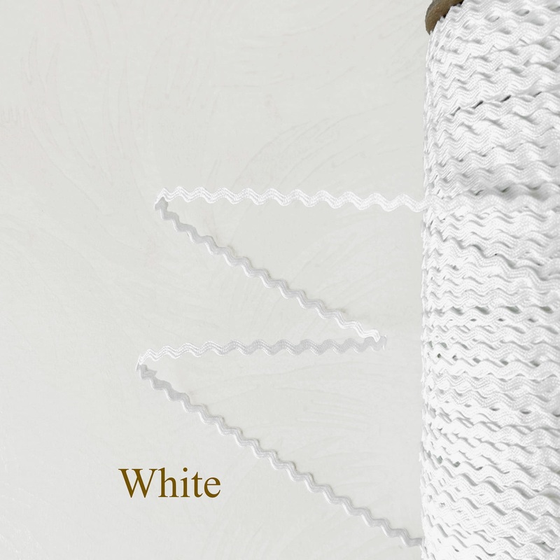 Vintage Rick Rack 3/16-White-By the Yard & 72 Yard Roll