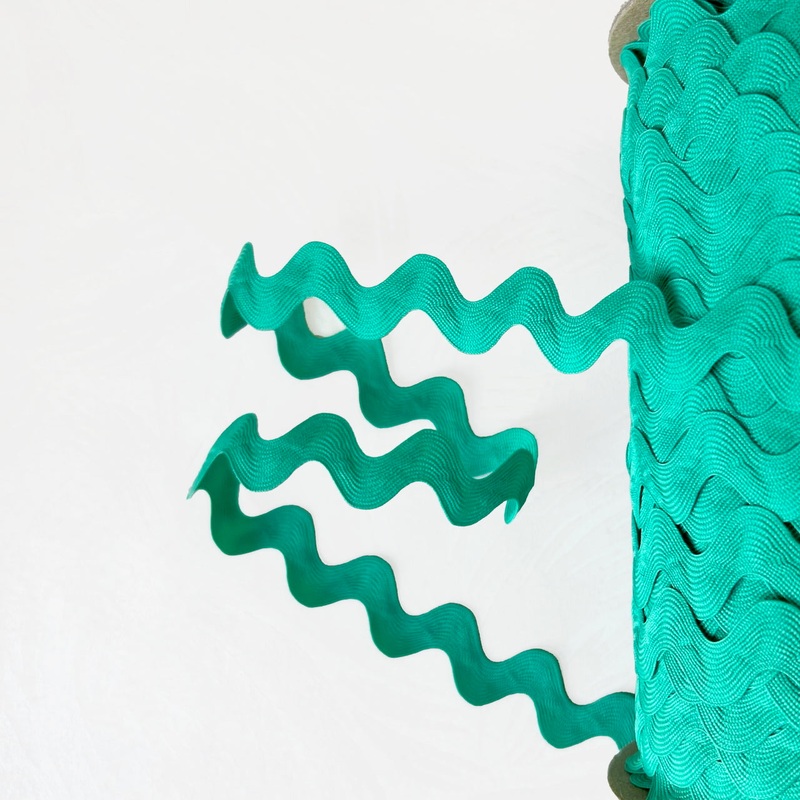 Vintage Rick Rack 3/4-Jade