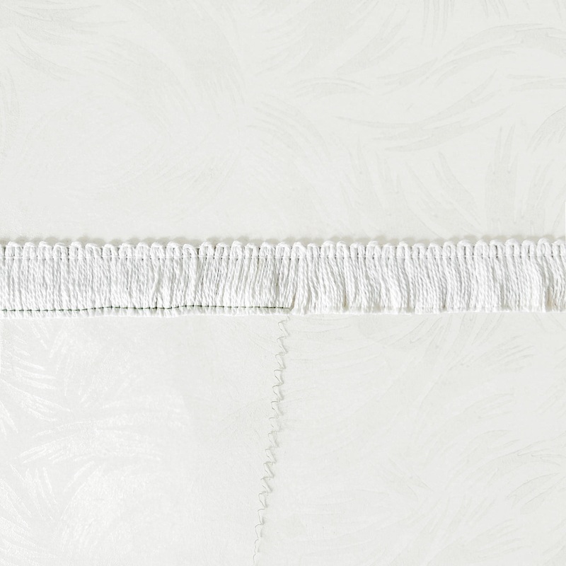White Brush Fringe 1-1/4-White