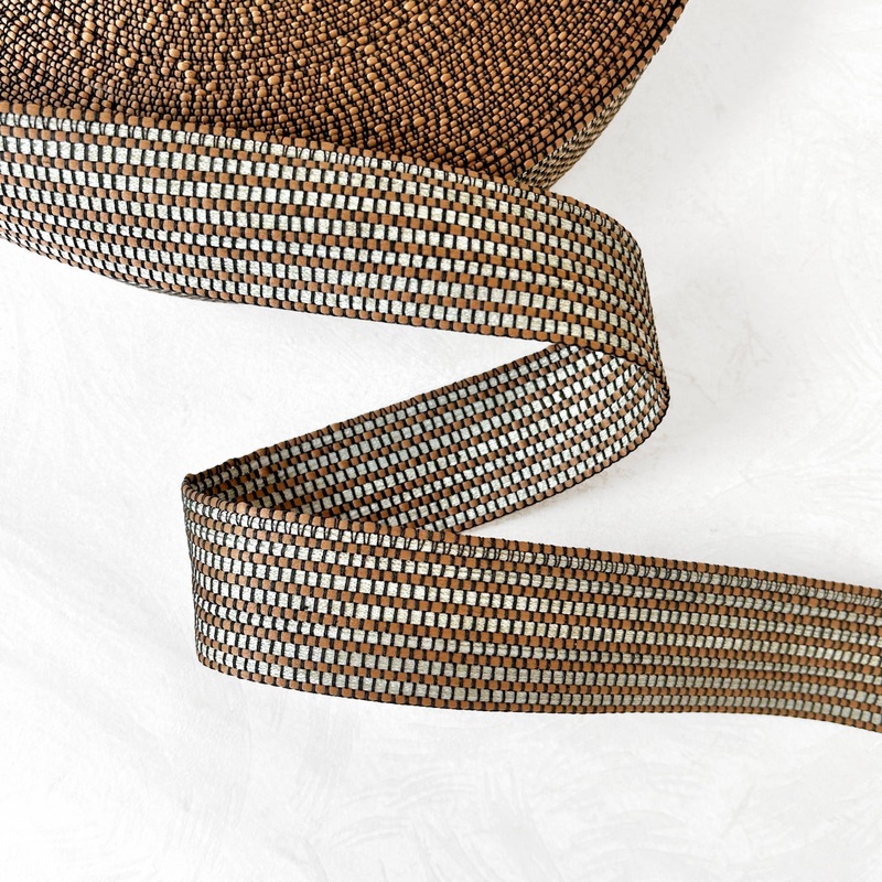 Heavy Braid-Black-Brown-Beige-By the Yard & 36 Yard Roll