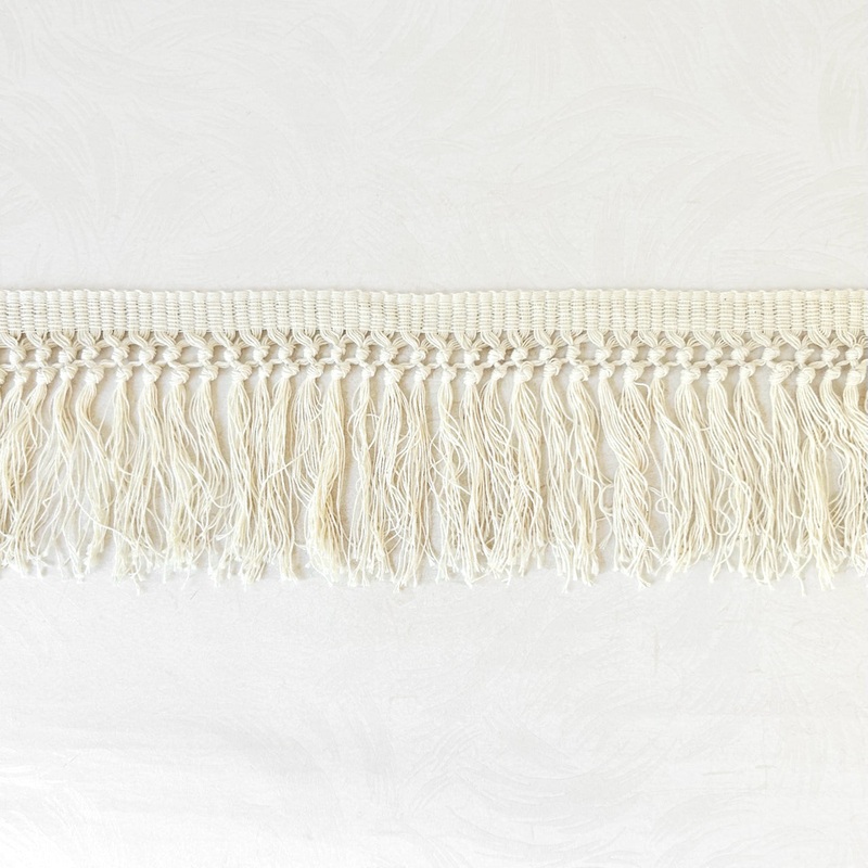 Knotted Tassel Fringe 5-Natural-By the Yard & 72 Yard Box