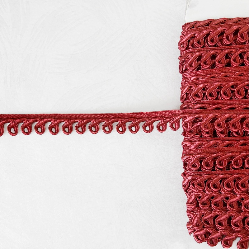 Loop Edge Fringe-Dark Salmon-By the Yard & 36 Yard Roll