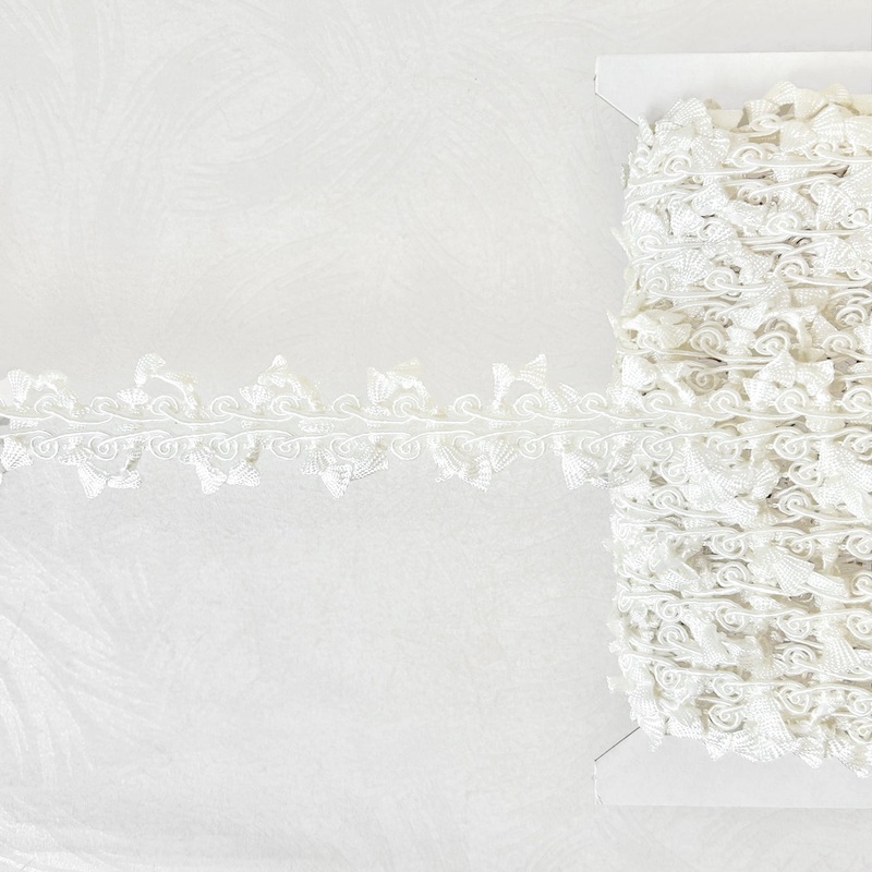 Passementerie Scroll Braid-Off White