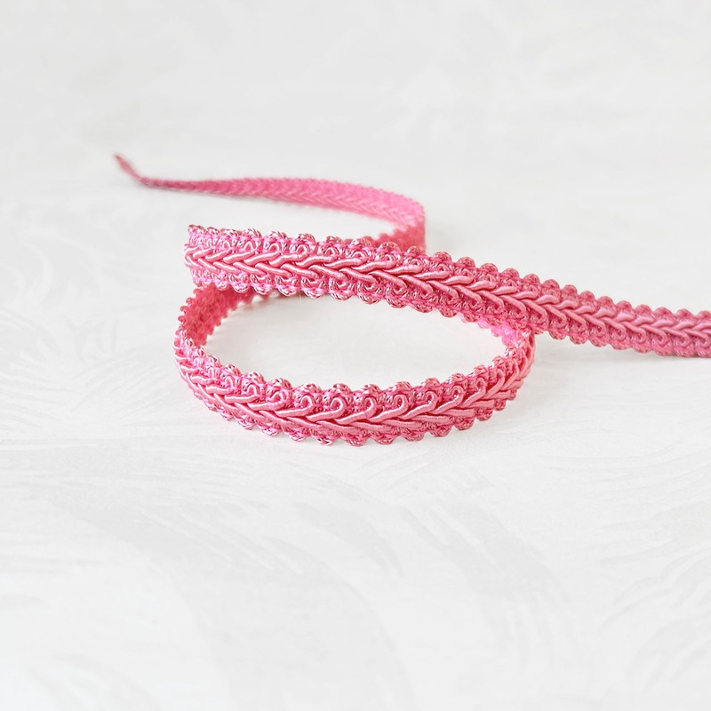 Rose Pink Gimp Braid-Rose