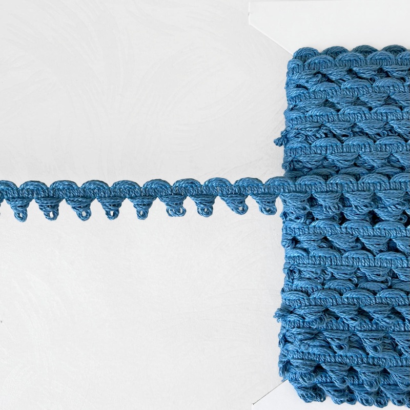 Scalloped Loop Braid-Wedgewood