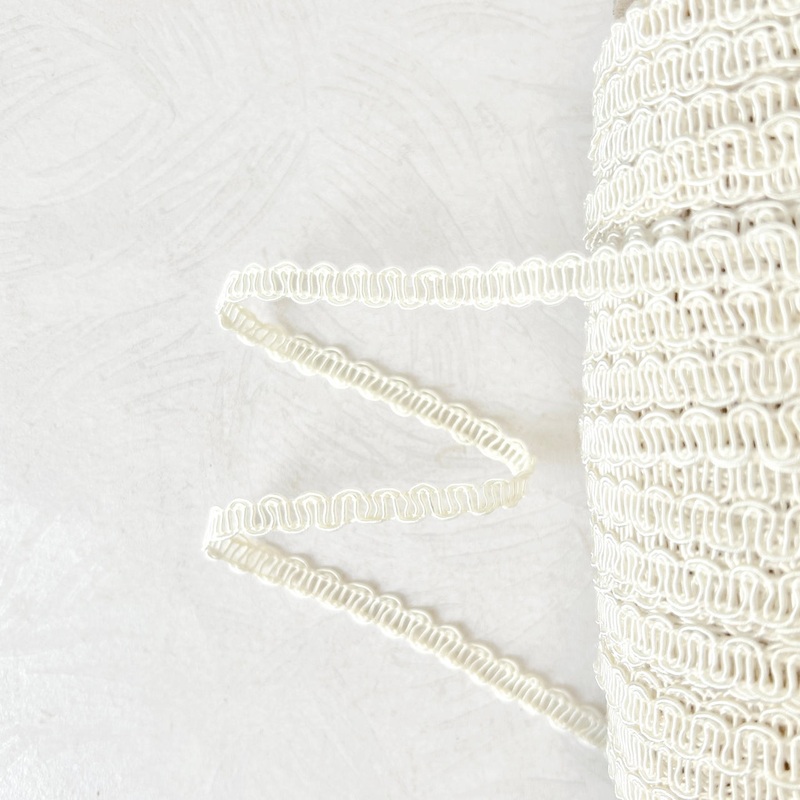 Simple Rayon Gimp Braid-Off White-By the Yard & 144 Yard Roll