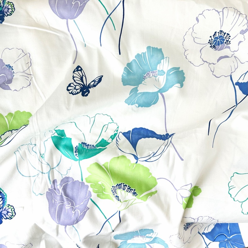 Whimsical Floral Fabric - Half Yard