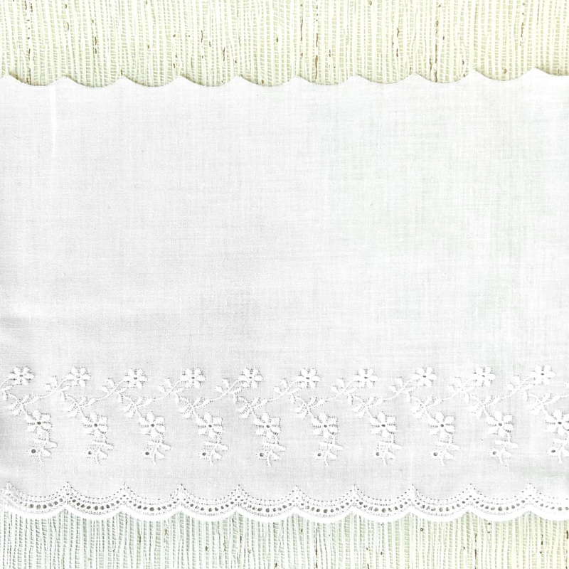 Wide Scalloped Eyelet Lace Edging