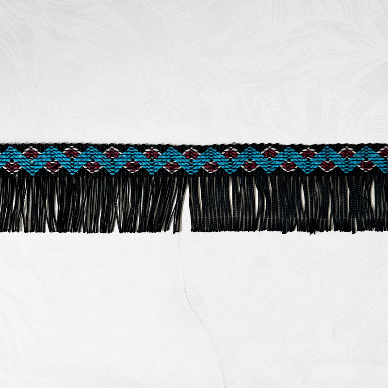 Zig Zag Chainette Fringe 2-1/2