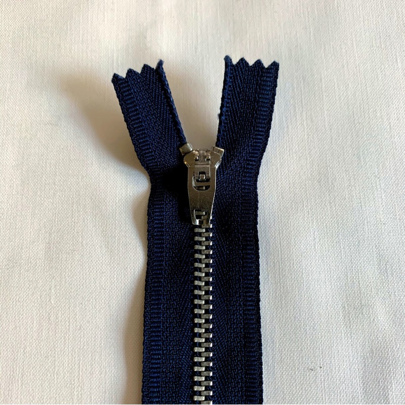 #4.5 Nickel Jean Zippers - 6 - Navy - Close Ended