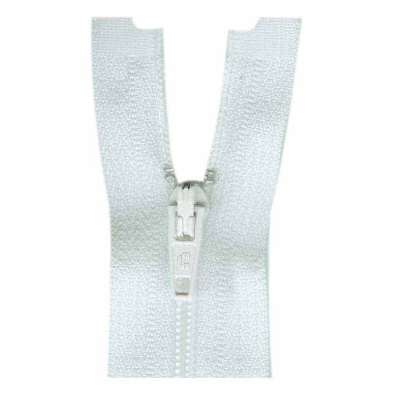 Activewear Midweight Open Ended Separating Zipper 35cm (14) No. 3 - White