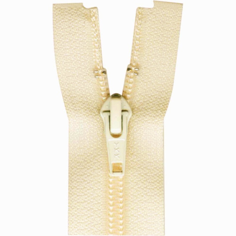 Activewear Midweight Open Ended Separating Zipper 40cm (16) No. 5 - Cream