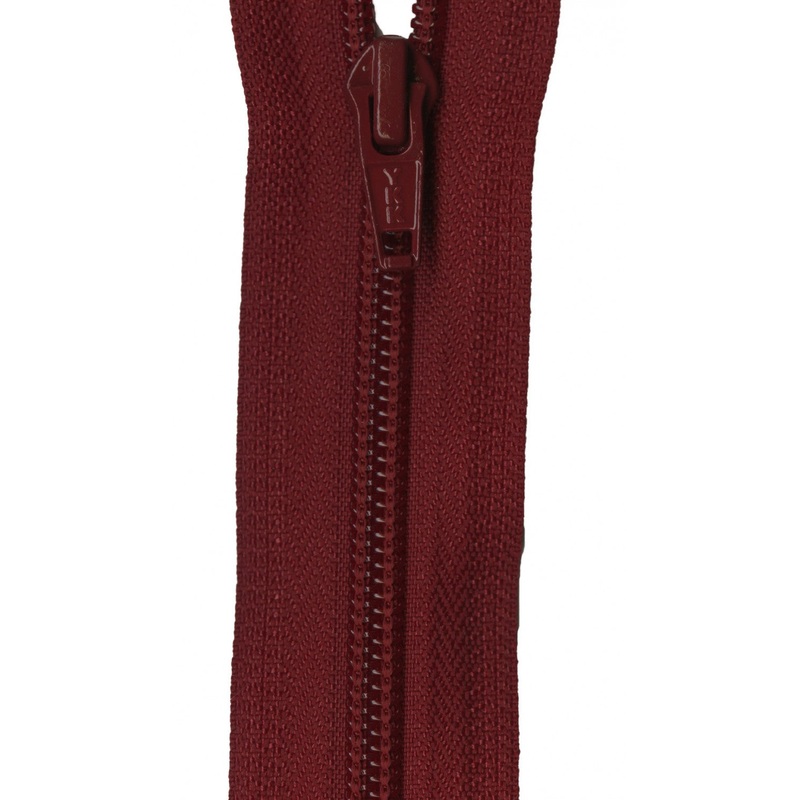 Activewear Midweight Open Ended Separating Zipper 40cm (16) No. 5 - Maroon / Cherry