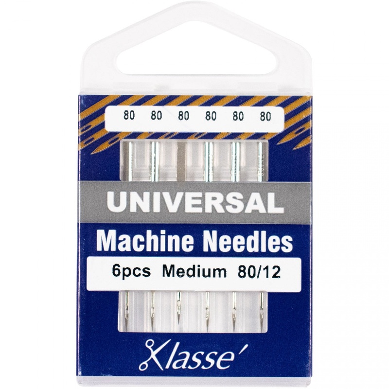 KLASSE Universal Needles Cassette - Size 80/12 - 6 count