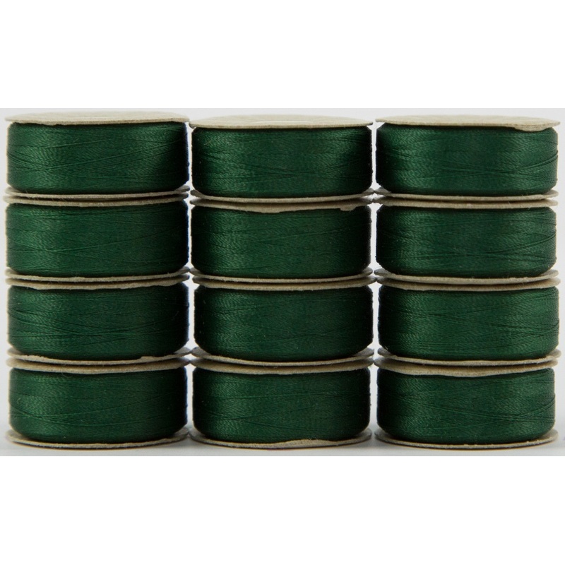 Superior Threads SuperBOBs Bottom Line Prewound L 118 Yd Green - 12 Pack