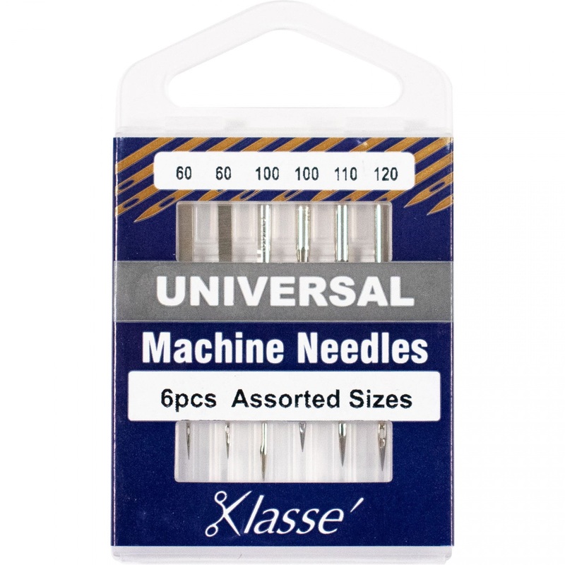 KLASSE Universal Needles Cassette - Assorted Sizes - 6 count