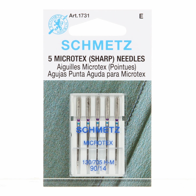 SCHMETZ #1731 Microtex Needles Carded - 90/14 - 5 count