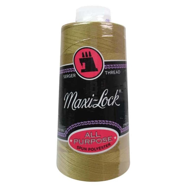 Maxi-lock All Purpose Polyester 50wt Serger Thread - 3000 yards each - Rum