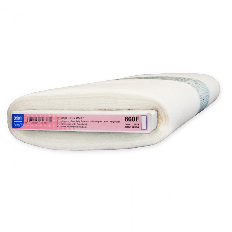 Pellon - Ultra Weft Fusible Interfacing Stabilizer - 860F - Natural - 20 wide