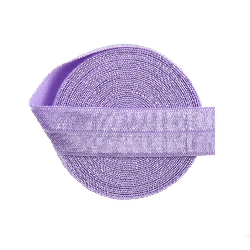 20mm (3/4) Fold Over Elastic FOE - Orchid