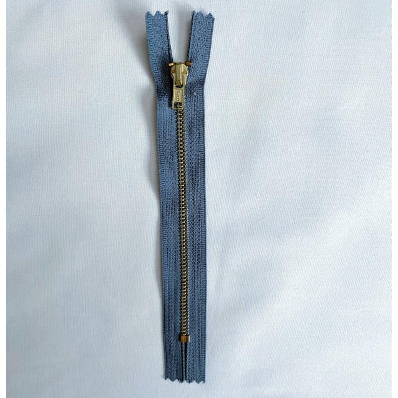 #3 Brass Jean / Pants Zippers - 6 - Grey - Close Ended