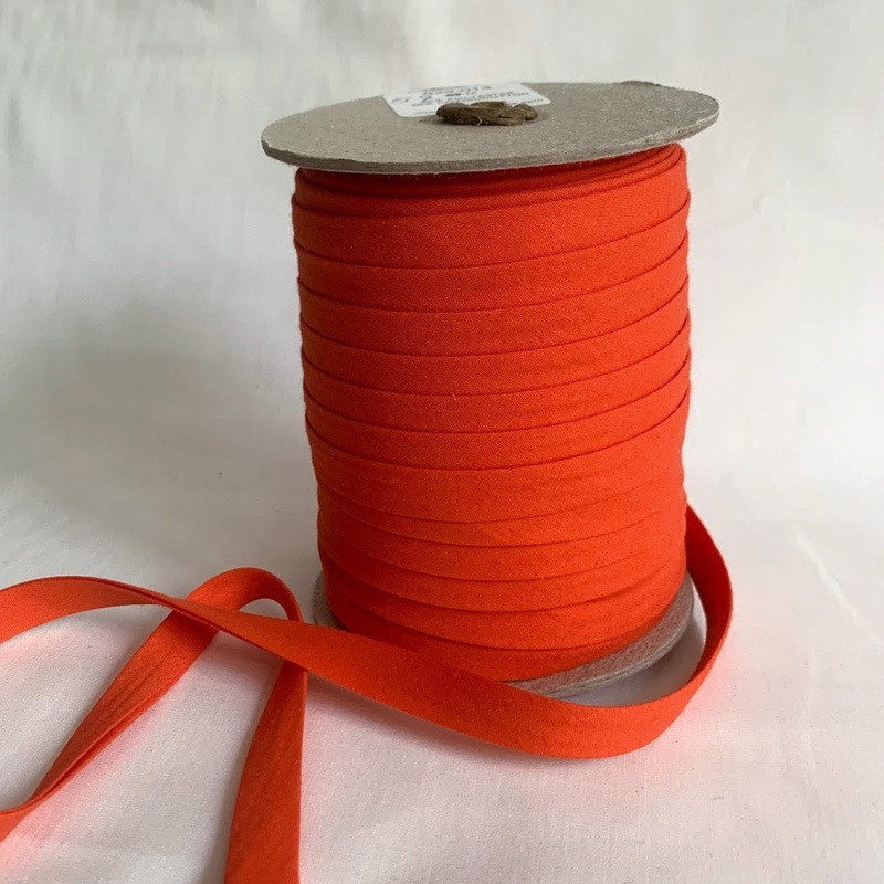 Extra Wide Double Fold Bias Tape 13mm (1/2) - Orange