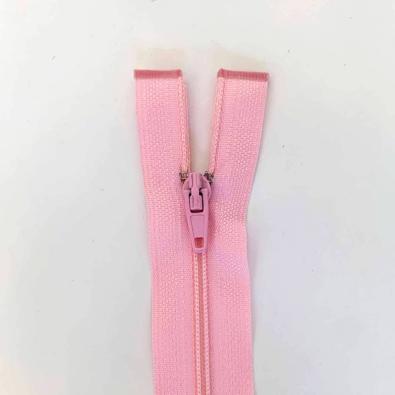 Lightweight Open Ended Separating Zipper 60cm (24) No. 3 - Pink