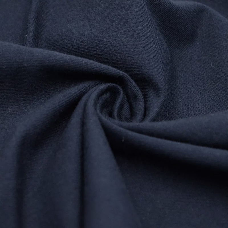 TENCEL Lyocell Organic Cotton French Terry - Navy