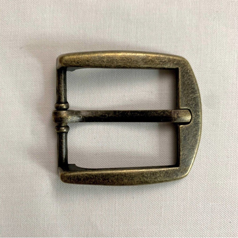 32mm (1 1/4) Antique Brass Lightweight Belt / Strap Buckle