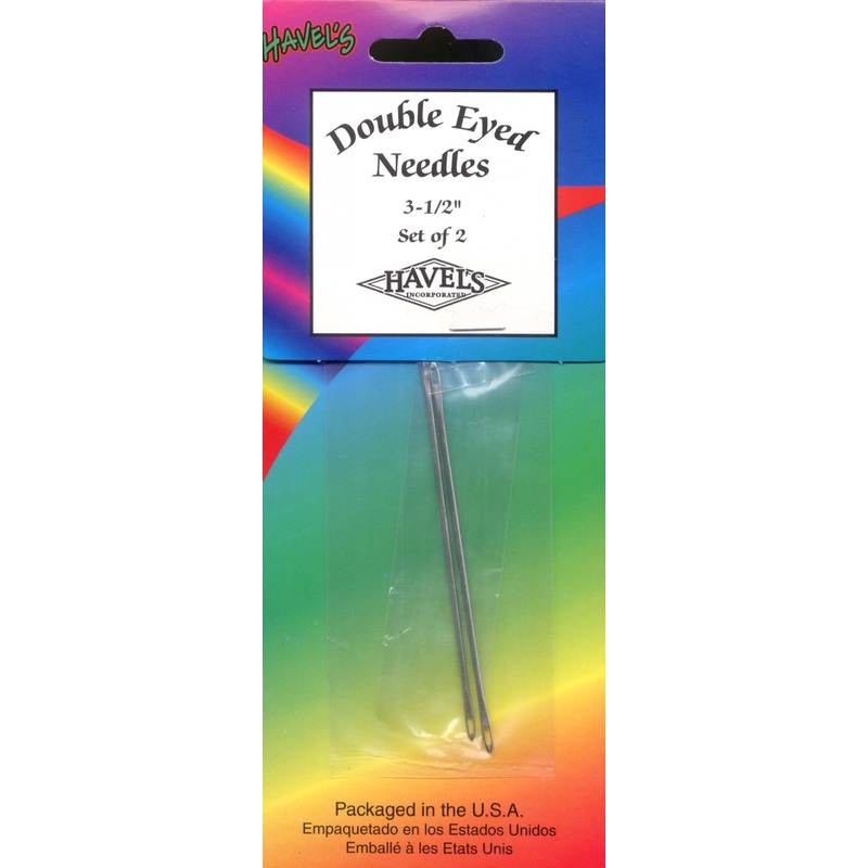Havels -  Double Eye Needles 3 1/2in 2ct