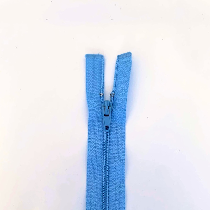 Lightweight Open Ended Separating Zipper 60cm (24) No. 3 - Sky Blue