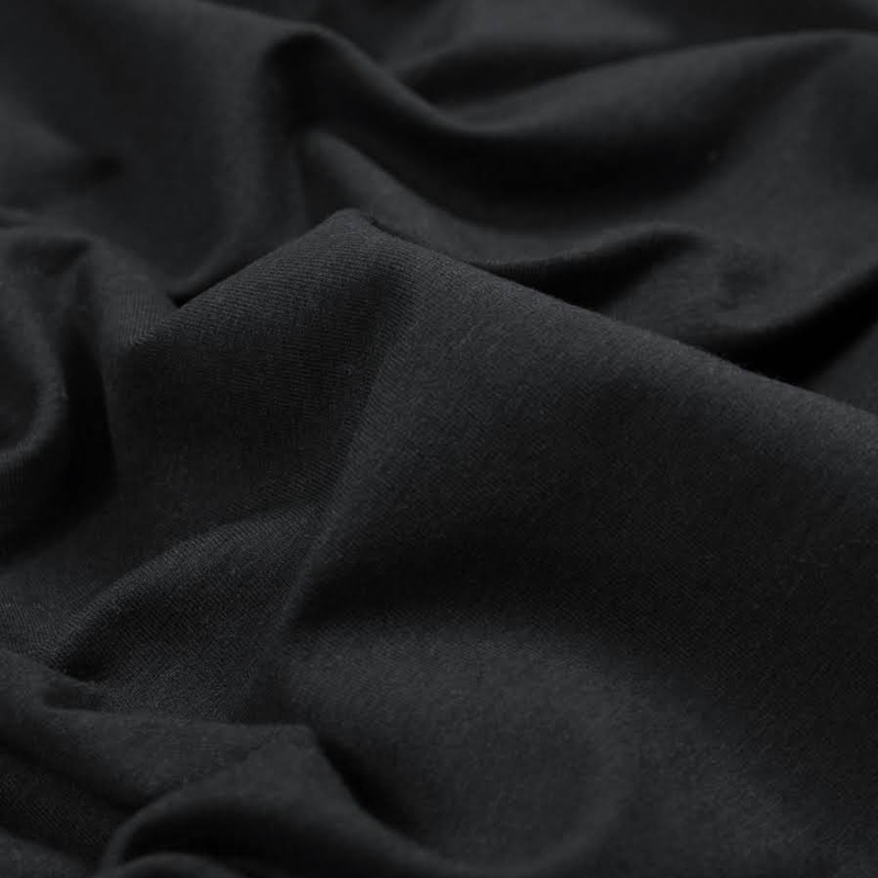 TENCEL Lyocell Organic Cotton French Terry - Black